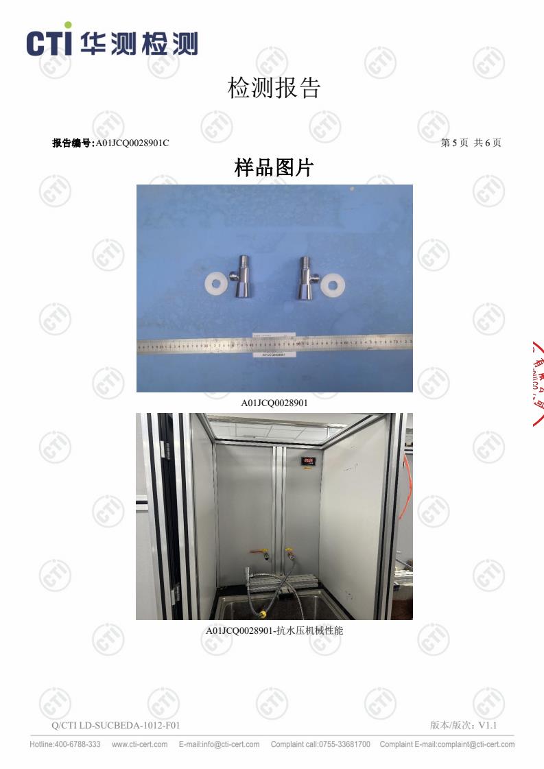 检测报告图片