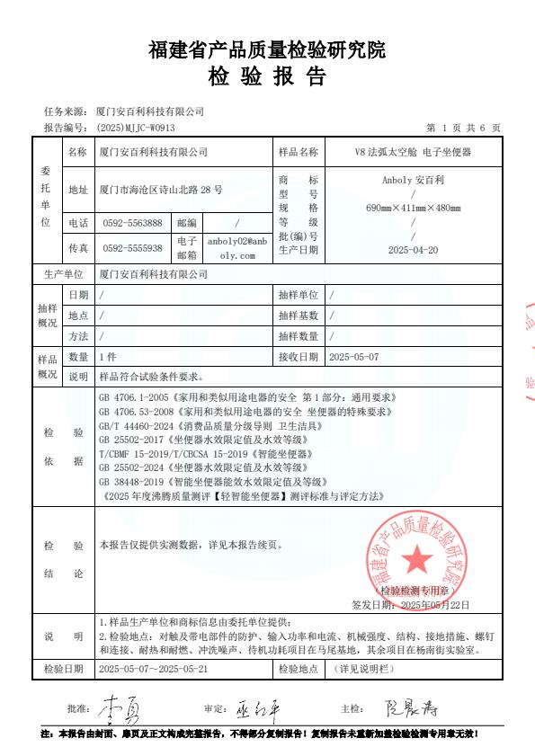 检测报告图片