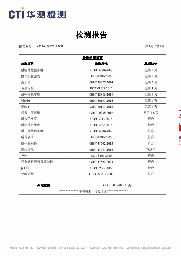 检测报告图片