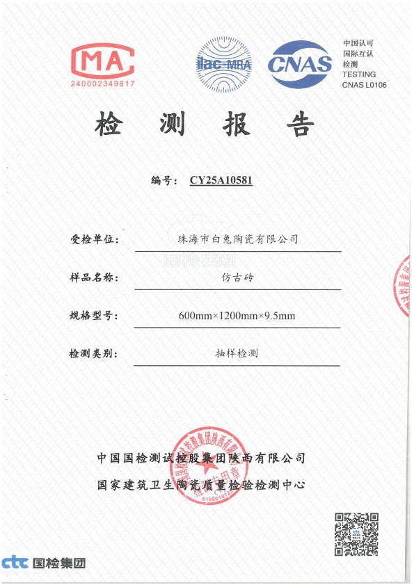 检测报告图片