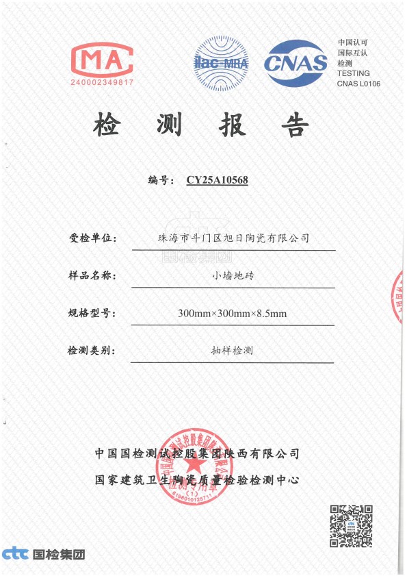 检测报告图片