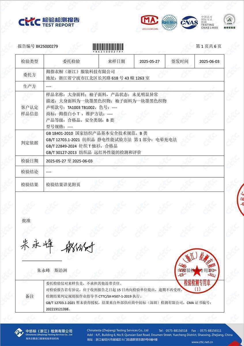 检测报告图片