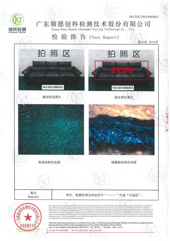 检测报告图片