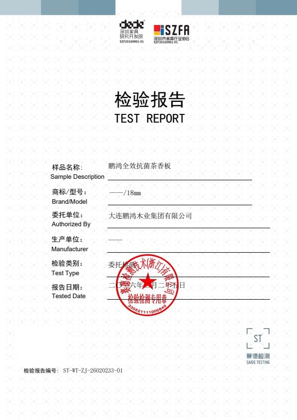 检测报告图片