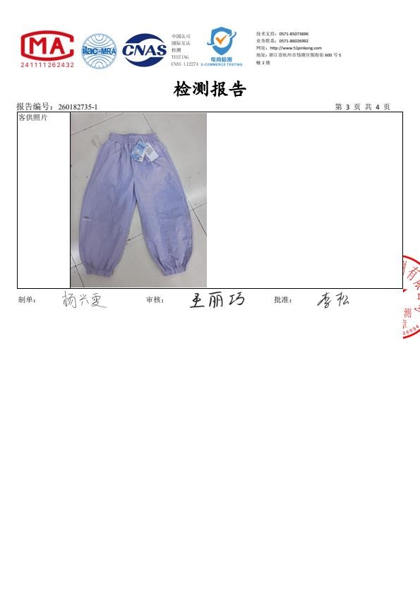 检测报告图片