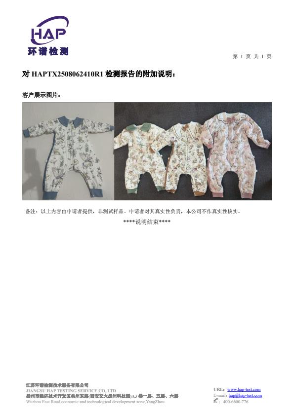 检测报告图片