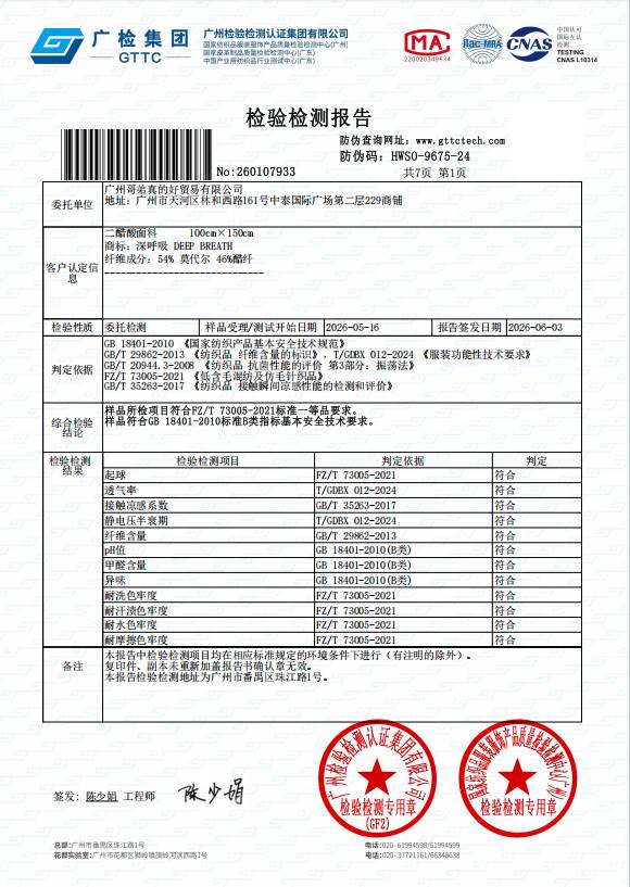 检测报告图片