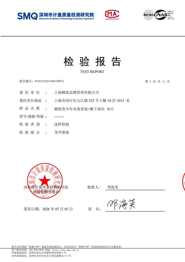 检测报告图片