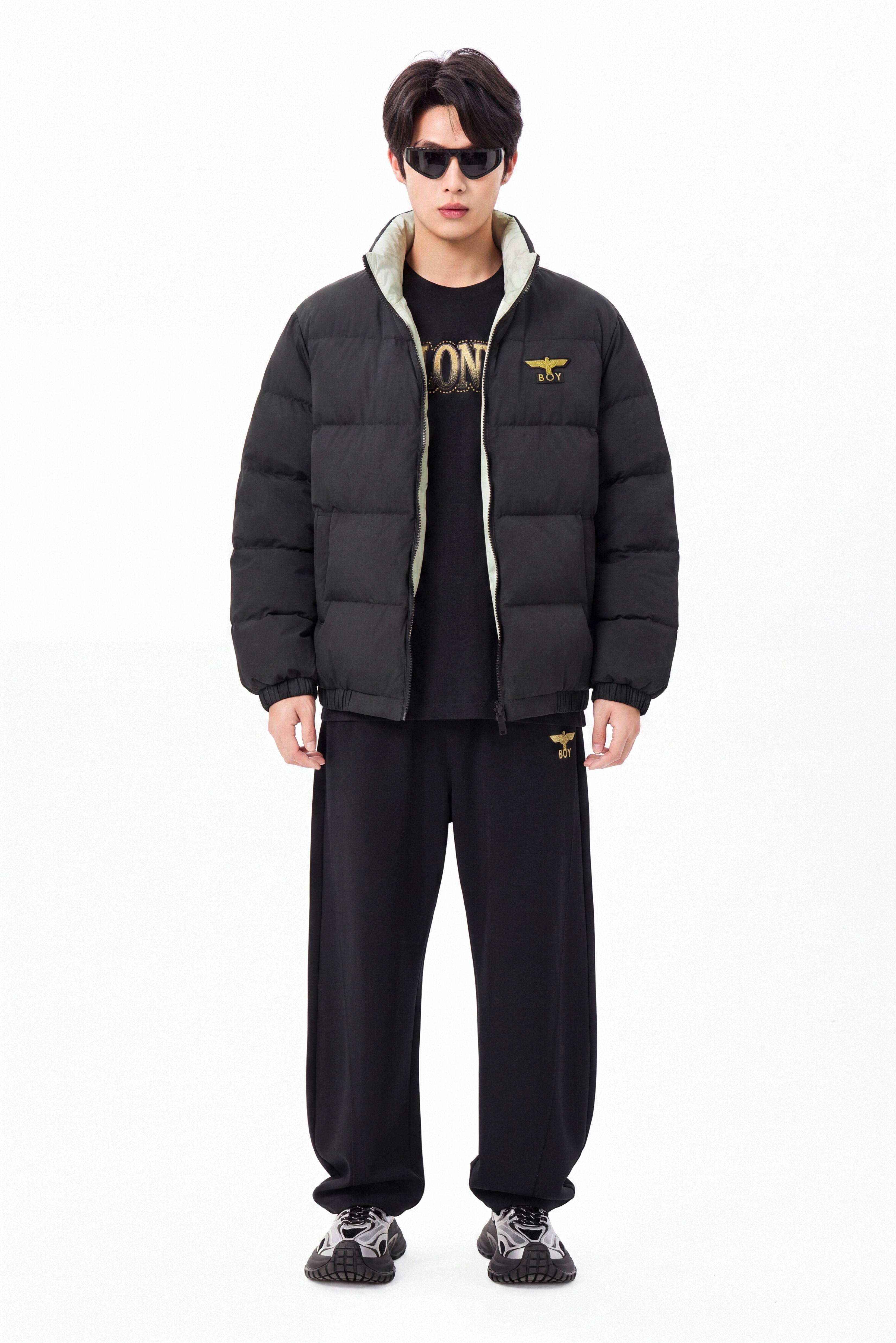 双面英伦羽绒服 B374N28920