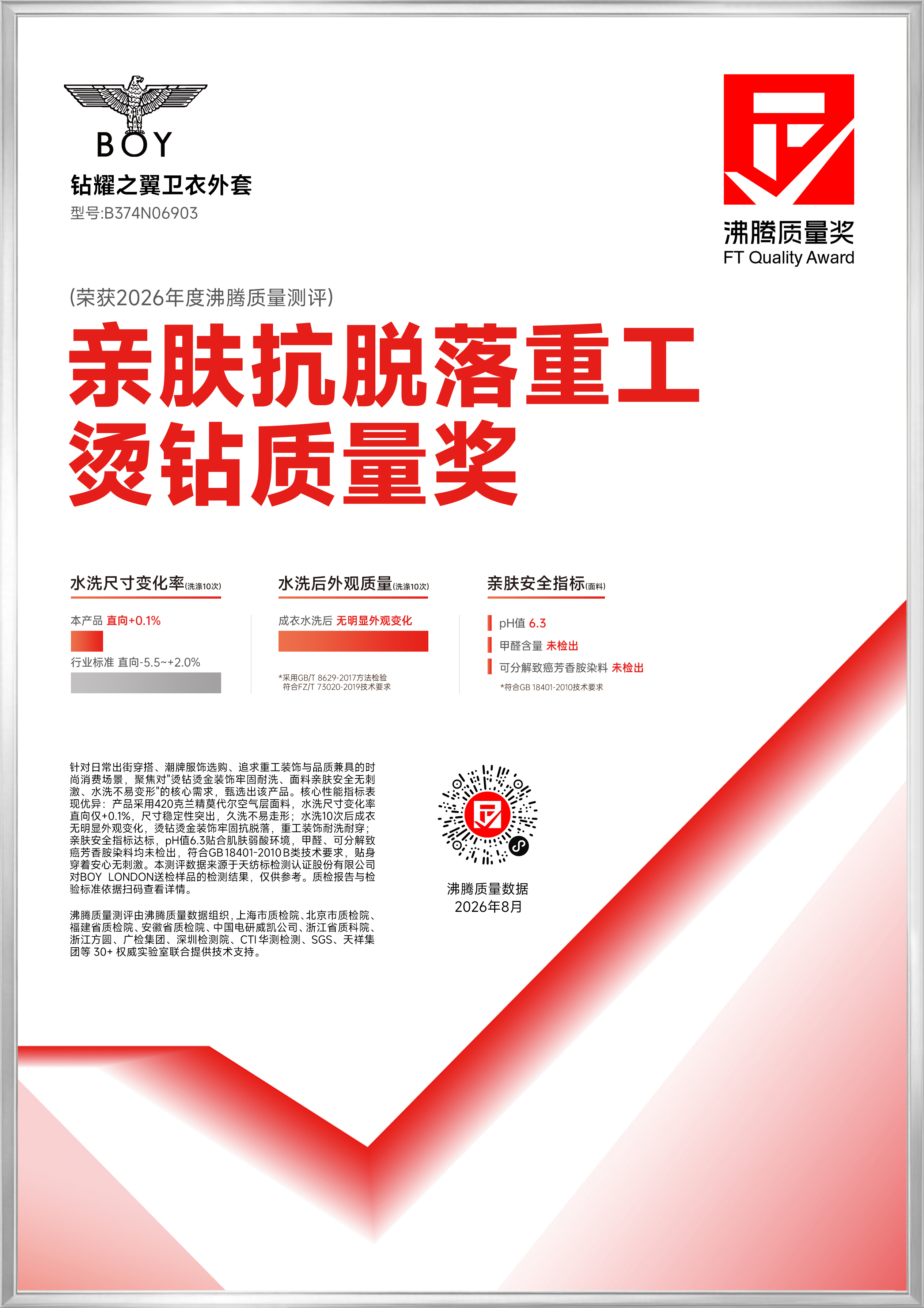 获奖产品证书图