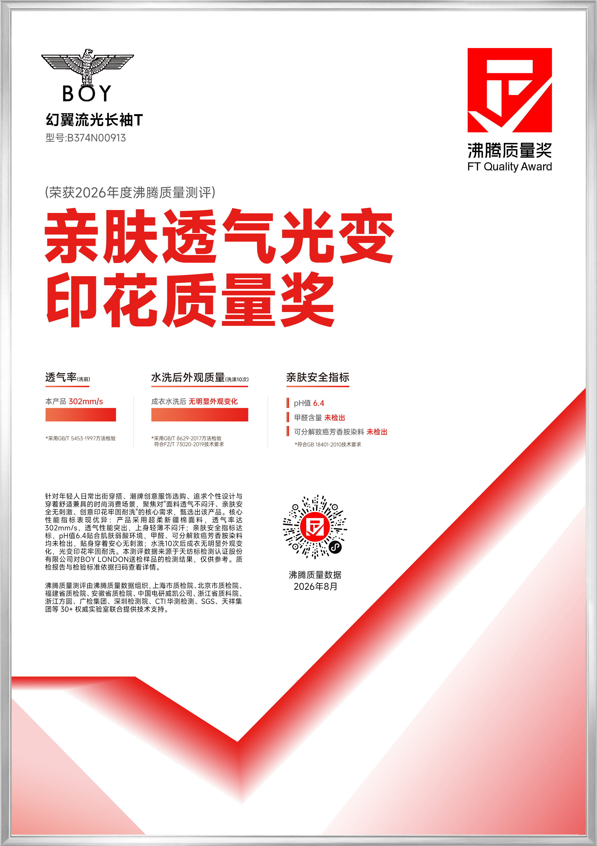获奖产品证书图