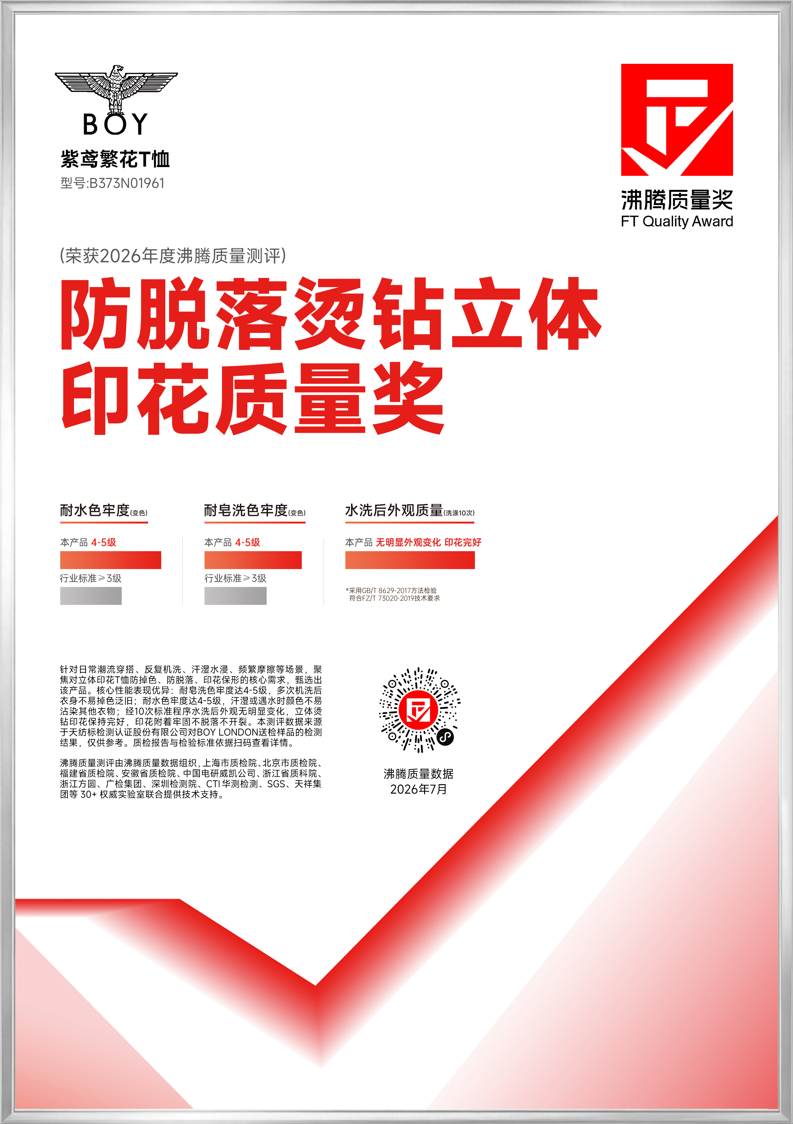 获奖产品证书图