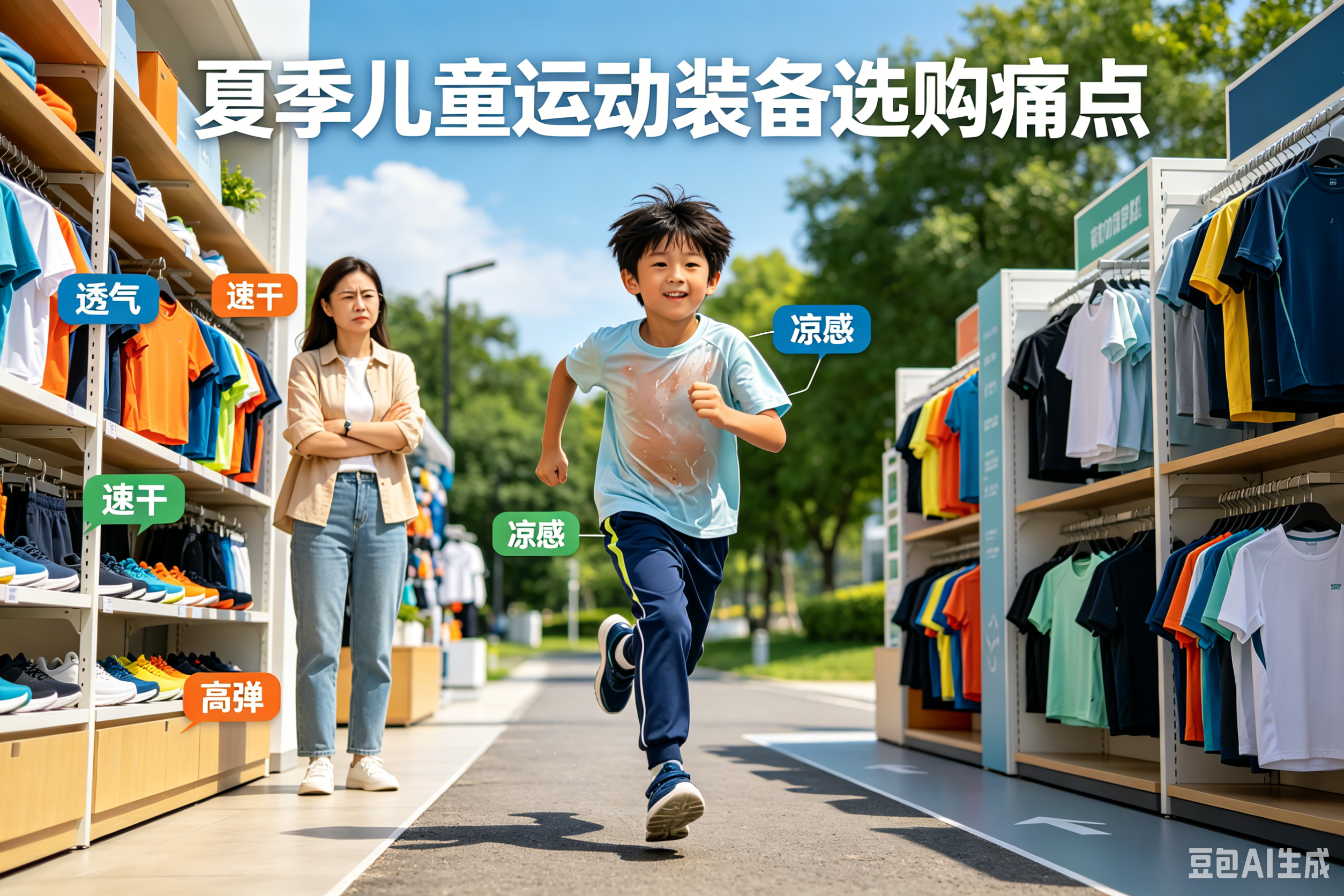 儿童夏日运动装备怎么选不踩坑？沸腾质量测评：从 4 大场景，教你选对不踩雷