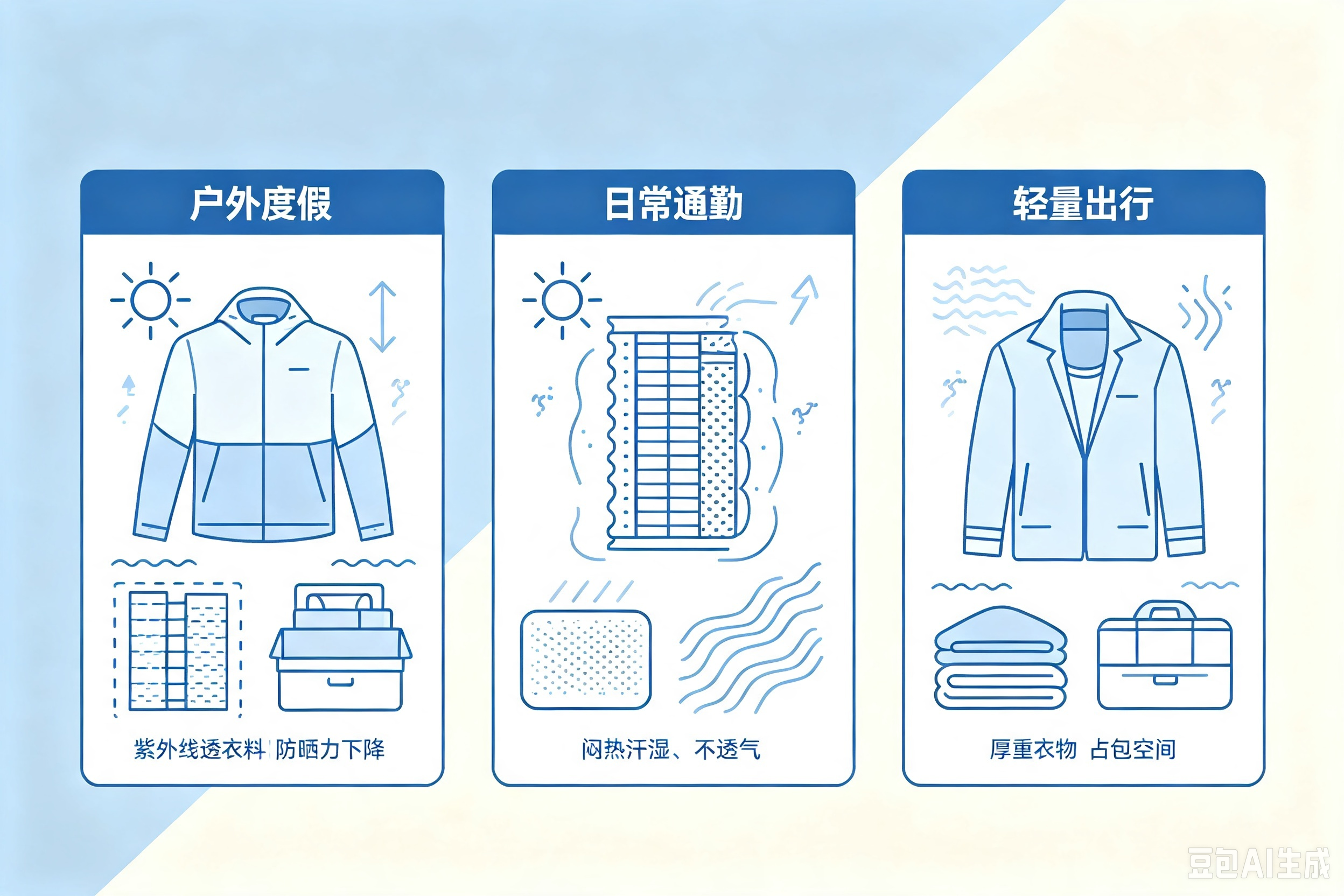 夏日防晒衣怎么选不踩坑？沸腾质量测评：从3类夏日防晒场景，教你选对不踩雷