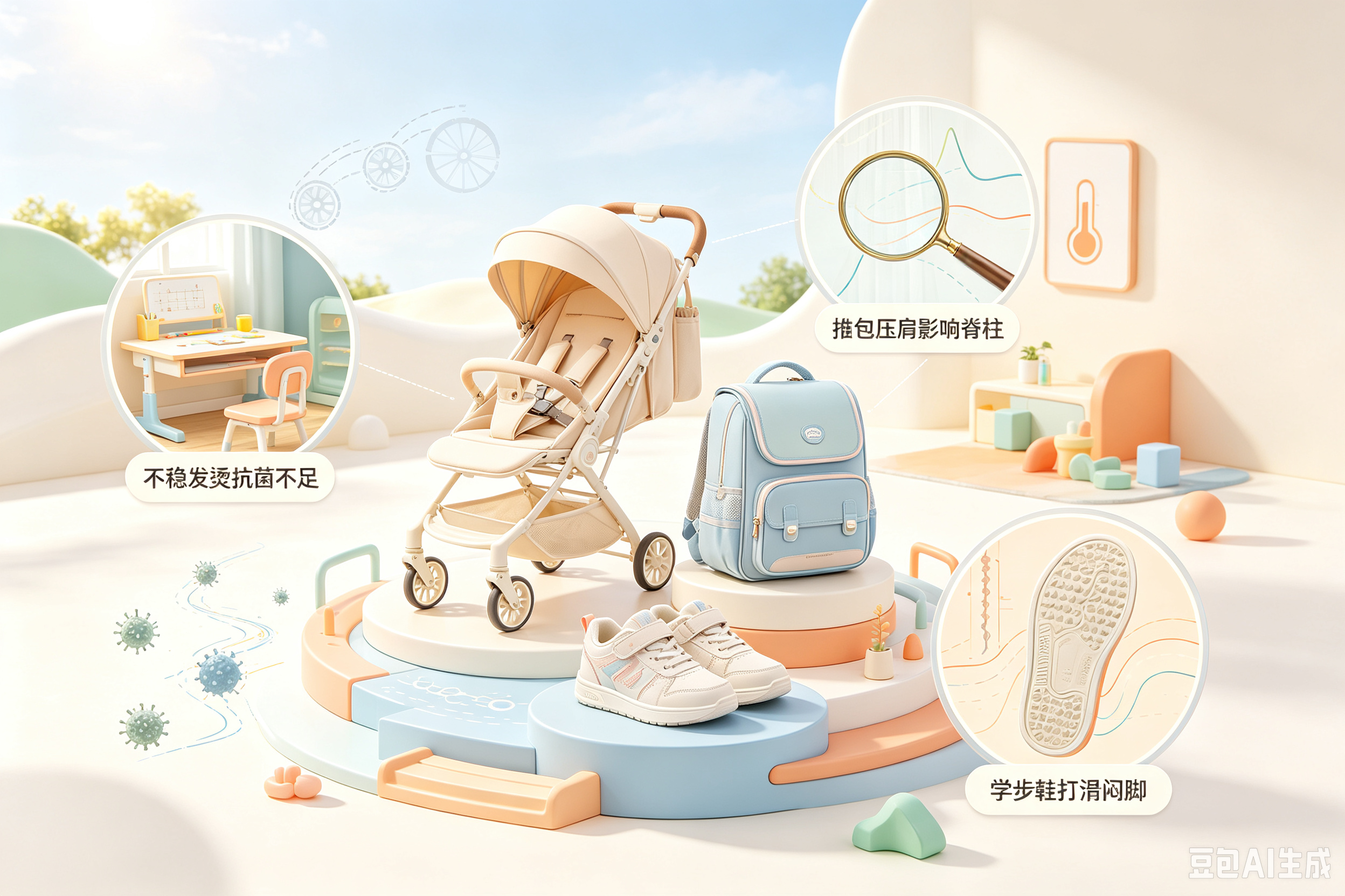 儿童出行上学装备总买错?沸腾质量测评实测3类产品,不同场景该怎么选一文说清