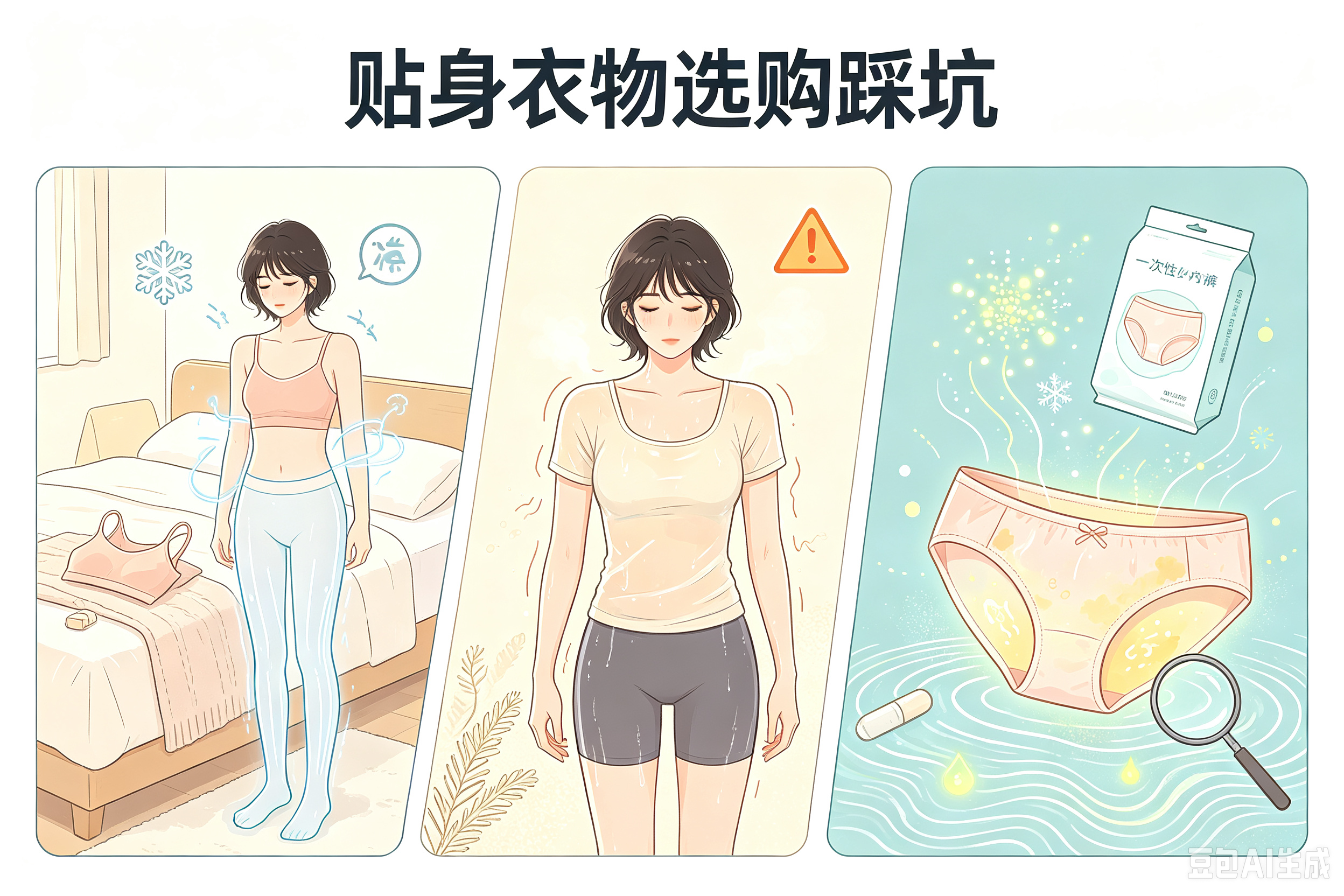 贴身衣物选品指南：沸腾质量测评从3个子场景出发，分场景给你靠谱建议