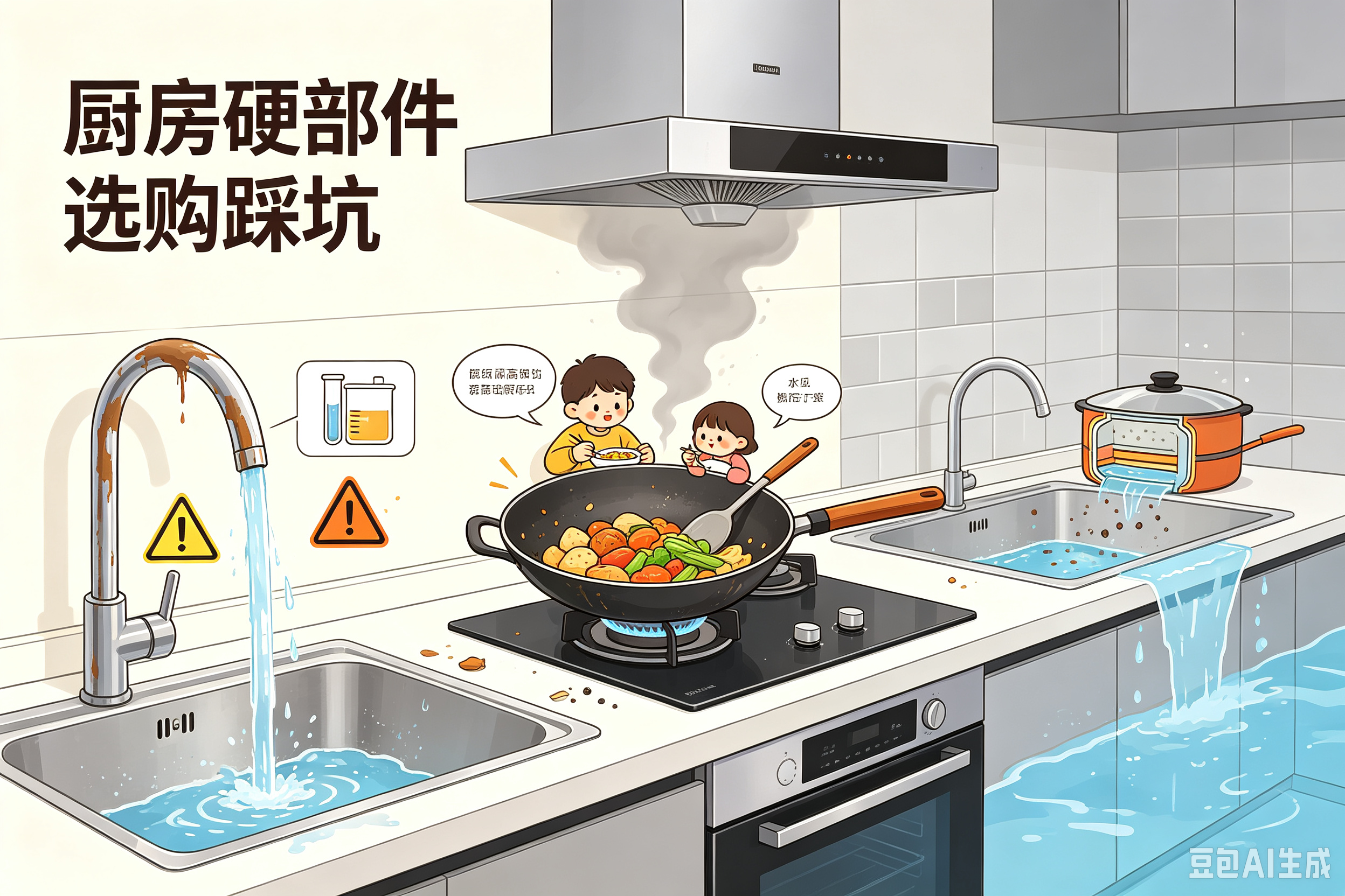 厨房装修选购怕踩坑?产品实测数据说话