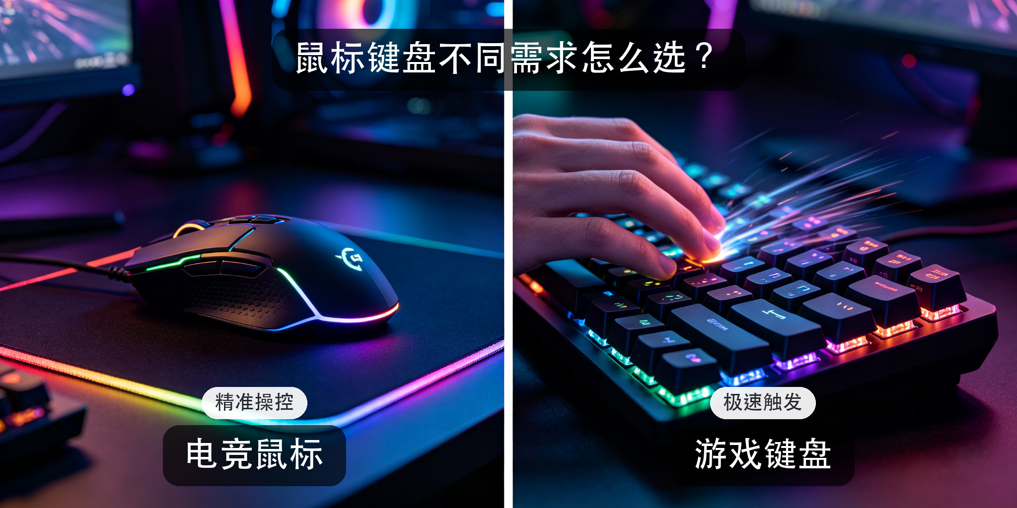 沸腾质量测评实测2类电竞装备：鼠标键盘不同需求怎么选，一篇讲明白