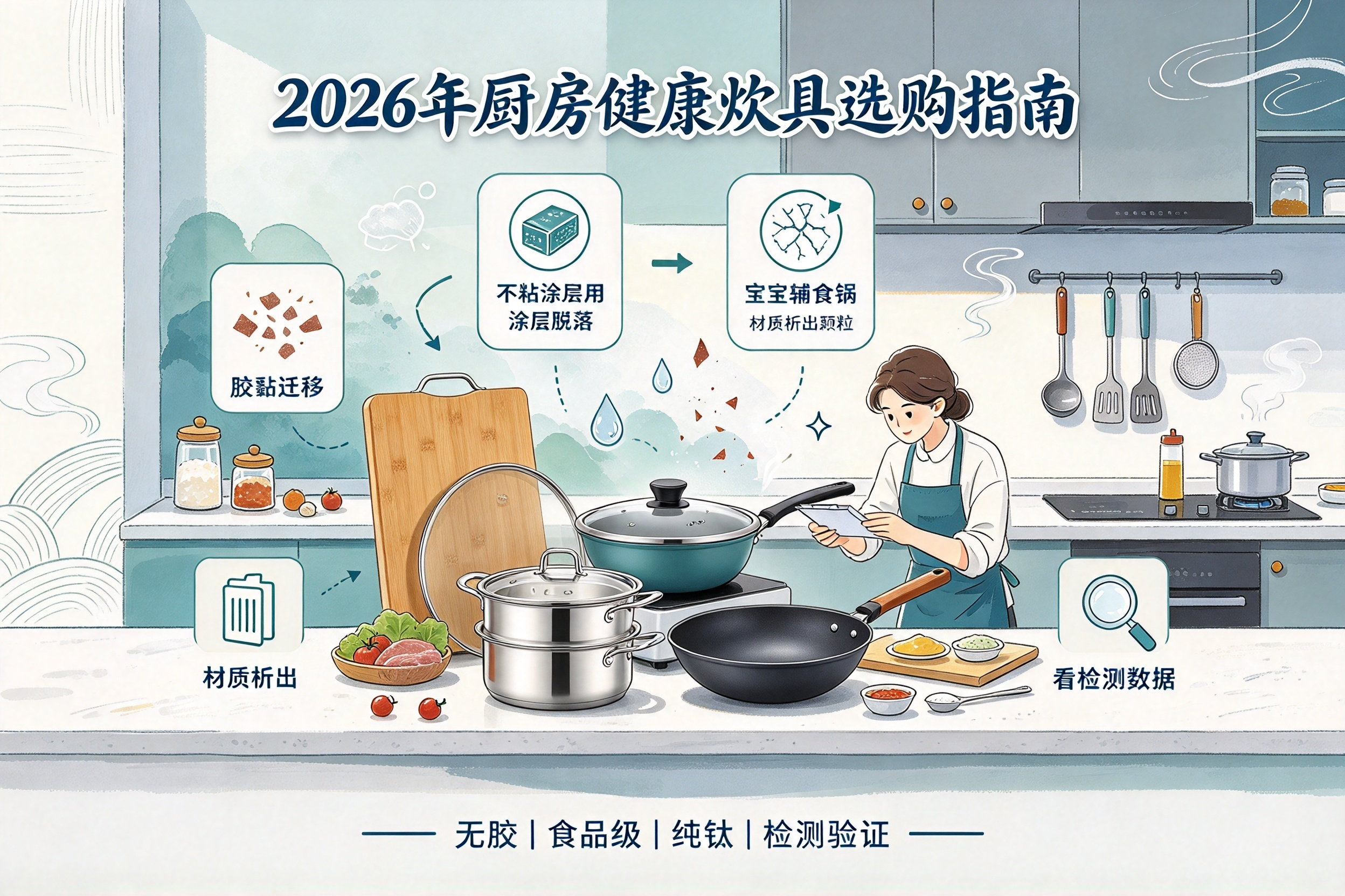 2026年厨房健康炊具选购指南：沸腾质量测评横跨3个品类实测