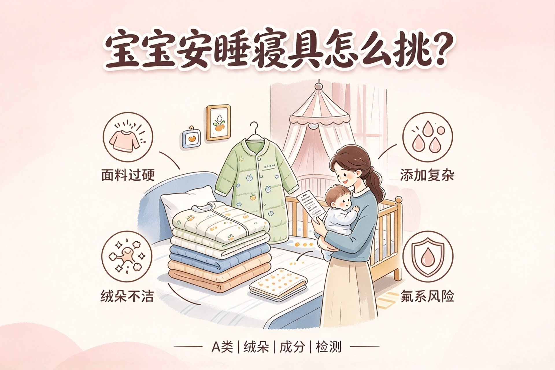 宝宝安睡寝具怎么挑?我们测了仿生胎脂睡袋和婴童羽绒服,数据给你看